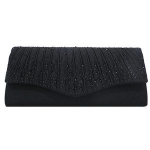 Black evening clutch purse